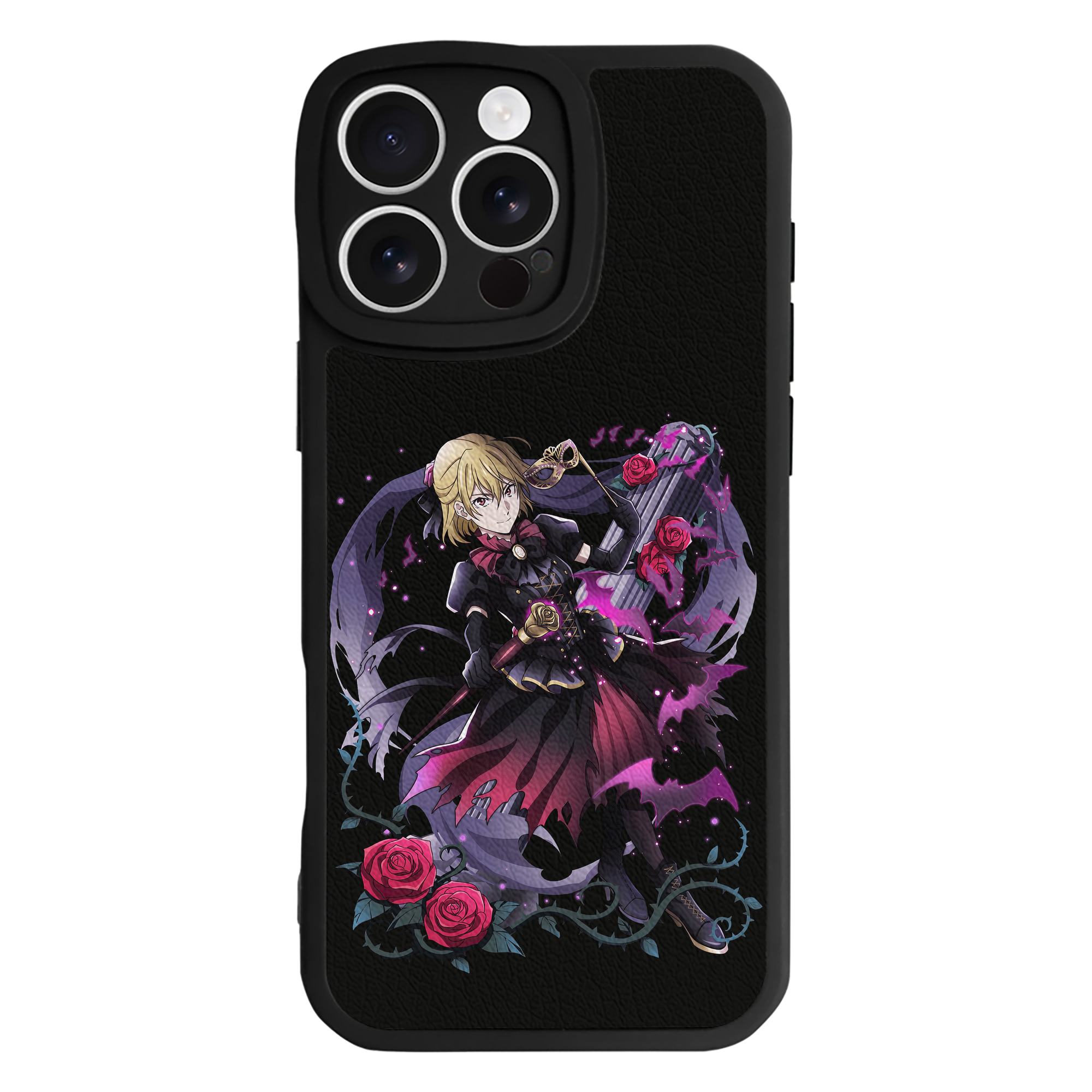 （画像用） 文豪ストレイドッグス Bungo Stray Dogs 【iPhone 16シリーズ対応】シリコンスマホケース（レザー調） 材質：シリコン
